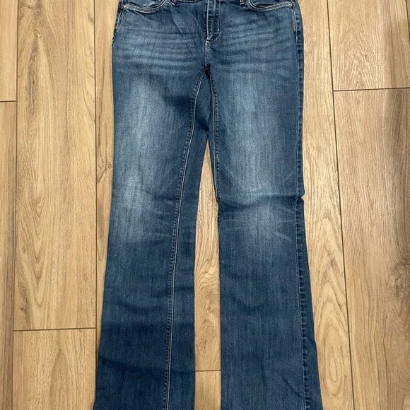 Lot of 3 White House Black Market Women's Blue Boot Cut Jeans - size 6 - Picture 2 of 3